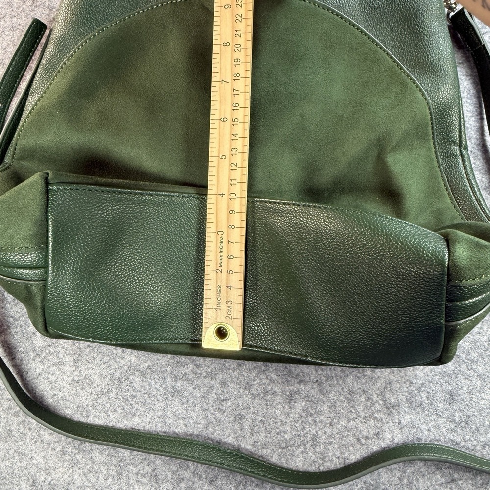 Lauren Conrad LC Womens Purse Gibson Green Bucket Bag Soft Minimal Crossbody - Picture 8 of 11
